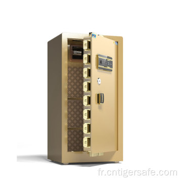 Tiger Safes Série classique-or 100 cm verrous d&#39;empreintes digitales de haut